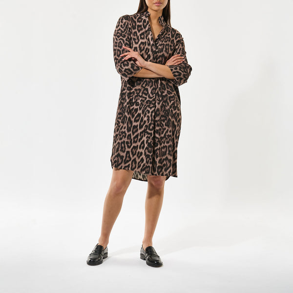 DEA KUDIBAL KamillesDEA EV Shirt Dress in Animal