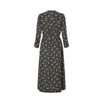 DEA KUDIBAL YannaDEA EV Dress with Gathering Details in Takashi/Navy