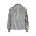 DEA KUDIBAL NicolaDEA Shirt with Sleeve Detail in Classic Stripe