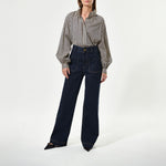 DEA KUDIBAL NicolaDEA Shirt with Sleeve Detail in Classic Stripe
