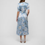 DEA KUDIBAL LeandraDEA Silk Dress in Paeonia Skyway
