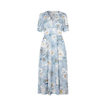 DEA KUDIBAL LeandraDEA Silk Dress in Paeonia Skyway
