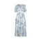 DEA KUDIBAL LeandraDEA Silk Dress in Paeonia Skyway