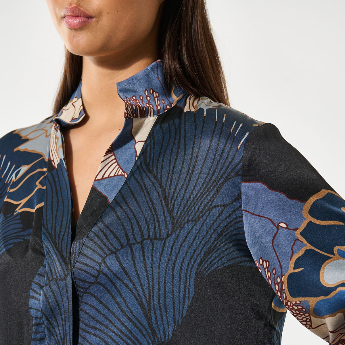 DEA KUDIBAL HelgaDEA Kimono Dress in Alepidia Blue