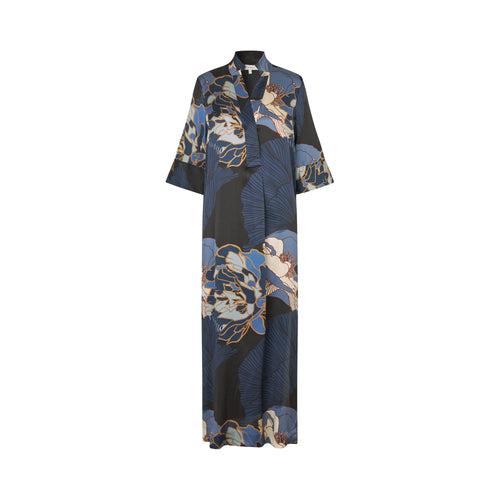 DEA KUDIBAL HelgaDEA Kimono Dress in Alepidia Blue