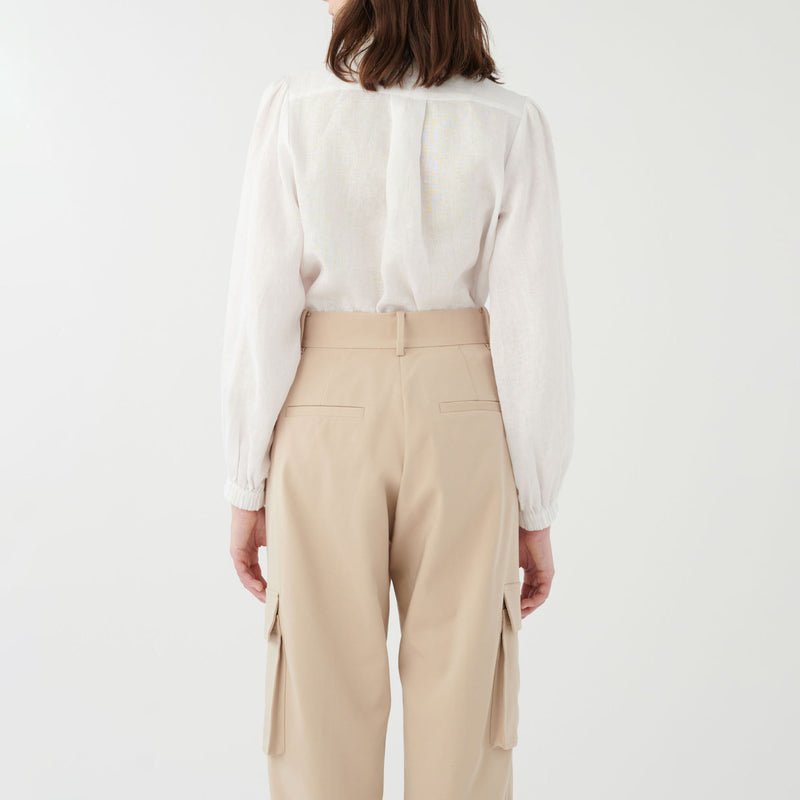 Trina Blouse in Natural White