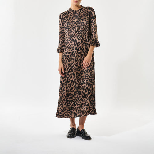 DEA KUDIBAL RosannaDEA Dress with Ruffles in Animal