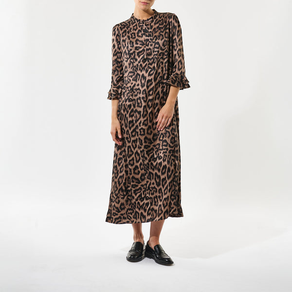 DEA KUDIBAL RosannaDEA Dress with Ruffles in Animal