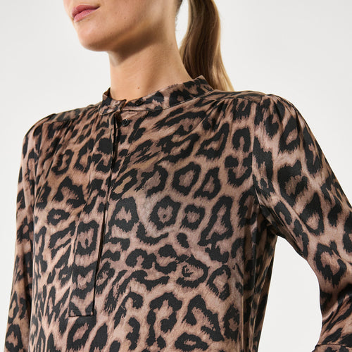 DEA KUDIBAL RosannaDEA Dress with Ruffles in Animal