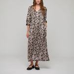 DEA KUDIBAL JuliaDEA Silk V Neck Dress in Sauvage