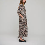 DEA KUDIBAL JuliaDEA Silk V Neck Dress in Sauvage