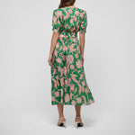 DEA KUDIBAL Leandra Linen Dress  in Paisley Full Green