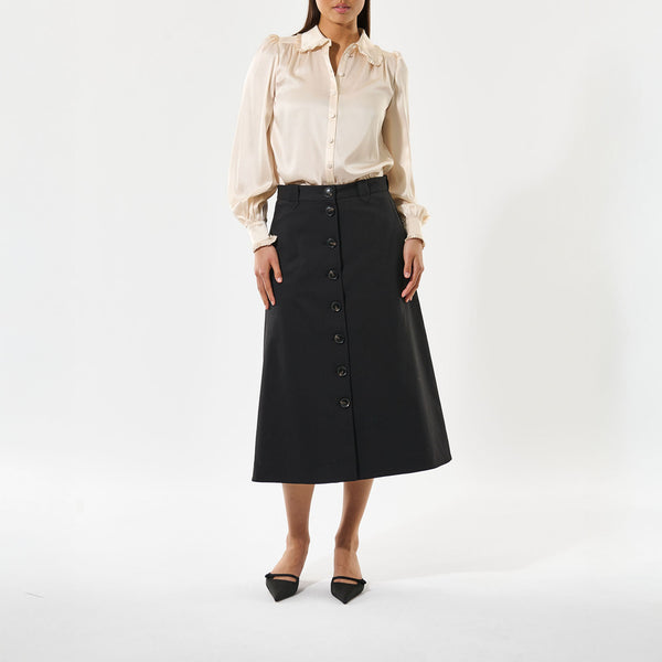 DEA KUDIBAL UmaDEA Blouse with Details in Porcelain