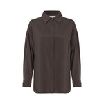 DEA KUDIBAL GloriaDEA Silk Shirt with Collar in Soil