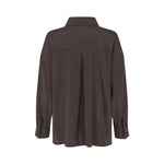 DEA KUDIBAL GloriaDEA Silk Shirt with Collar in Soil
