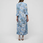 DEA KUDIBAL Rosanna Stretch Viscose Crepe Dress in Paeonia Skyway