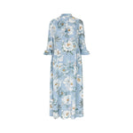 DEA KUDIBAL Rosanna Stretch Viscose Crepe Dress in Paeonia Skyway