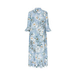 DEA KUDIBAL Rosanna Stretch Viscose Crepe Dress in Paeonia Skyway
