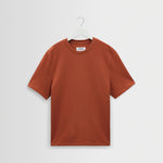 WAX LONDON Dean Short Sleeve T-shirt  in Rust