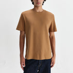 WAX LONDON Dean SS Tee in Tan