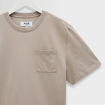 WAX LONDON Dean Short Sleeve Pocket T-shirt  in Washed/Clay