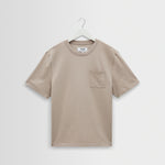 WAX LONDON Dean Short Sleeve Pocket T-shirt  in Washed/Clay
