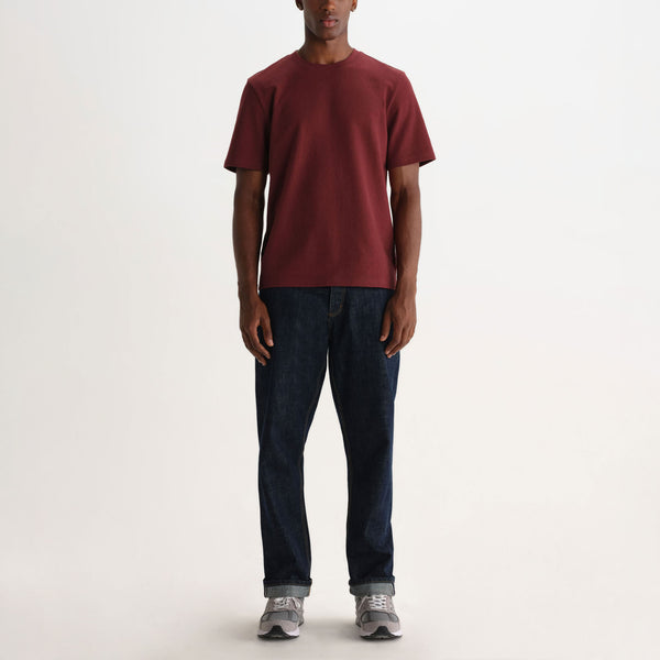WAX LONDON Dean Jolt Short Sleeve T Shirt in Maroon