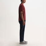 WAX LONDON Dean Jolt Short Sleeve T Shirt in Maroon