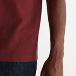 WAX LONDON Dean Jolt Short Sleeve T Shirt in Maroon