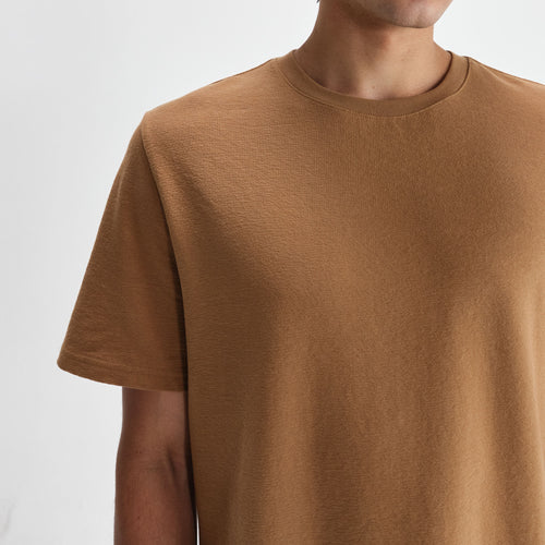 WAX LONDON Dean SS Tee in Tan