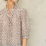 M.A.B.E Devi Print Long Sleeve Top in Multi