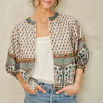 M.A.B.E Devi Print Jacket in Multi