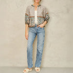 M.A.B.E Devi Print Jacket in Multi