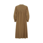 ANNE-MI Dew Long Sleeve Shirt Dress in Ermine