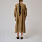 ANNE-MI Dew Long Sleeve Shirt Dress in Ermine