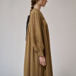 ANNE-MI Dew Long Sleeve Shirt Dress in Ermine