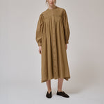 ANNE-MI Dew Long Sleeve Shirt Dress in Ermine