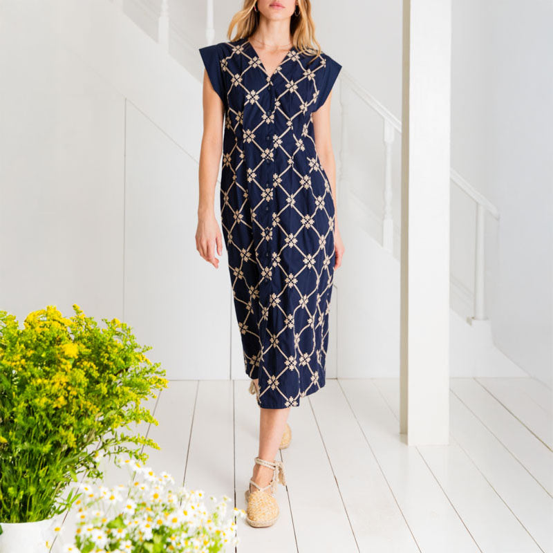 BONTE Dina Dress in Navy