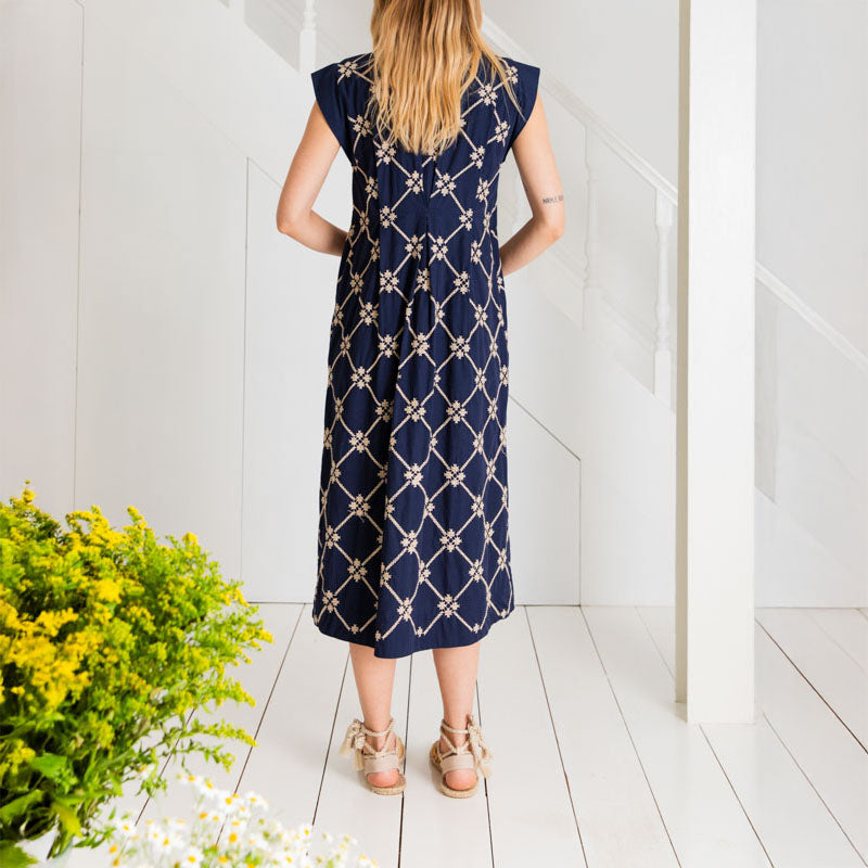 BONTE Dina Dress in Navy