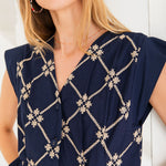 BONTE Dina Dress in Navy