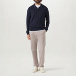 BELSTAFF Drift Knitted Polo in Dark Ink