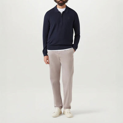BELSTAFF Drift Knitted Polo in Dark Ink