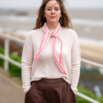 ROSSO35 Garment Dyed Long Skirt in Brown