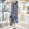 FOIL Generosity Best Angle Linen Dress in Blue