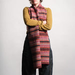 QUINTON & CHADWICK Modern Tartan Scarf in Forest
