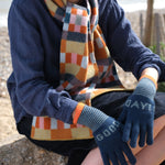 QUINTON & CHADWICK Angora Good Day Gloves  in Meadow Patch