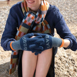 QUINTON & CHADWICK Angora Good Day Gloves  in Meadow Patch