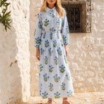 PINK CITY PRINTS Alba Skirt in Lily Stripe