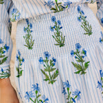 PINK CITY PRINTS Alba Skirt in Lily Stripe