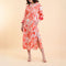 HANDPRINT DREAM APPAREL Danica Dress in Rory Coral